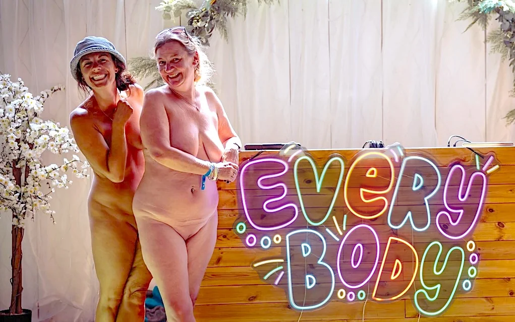 Non-sexual naturism promoting body positivity and self-acceptance
